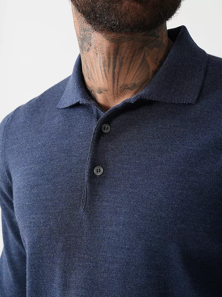 GRAN SASSO | Poloshirt | blau