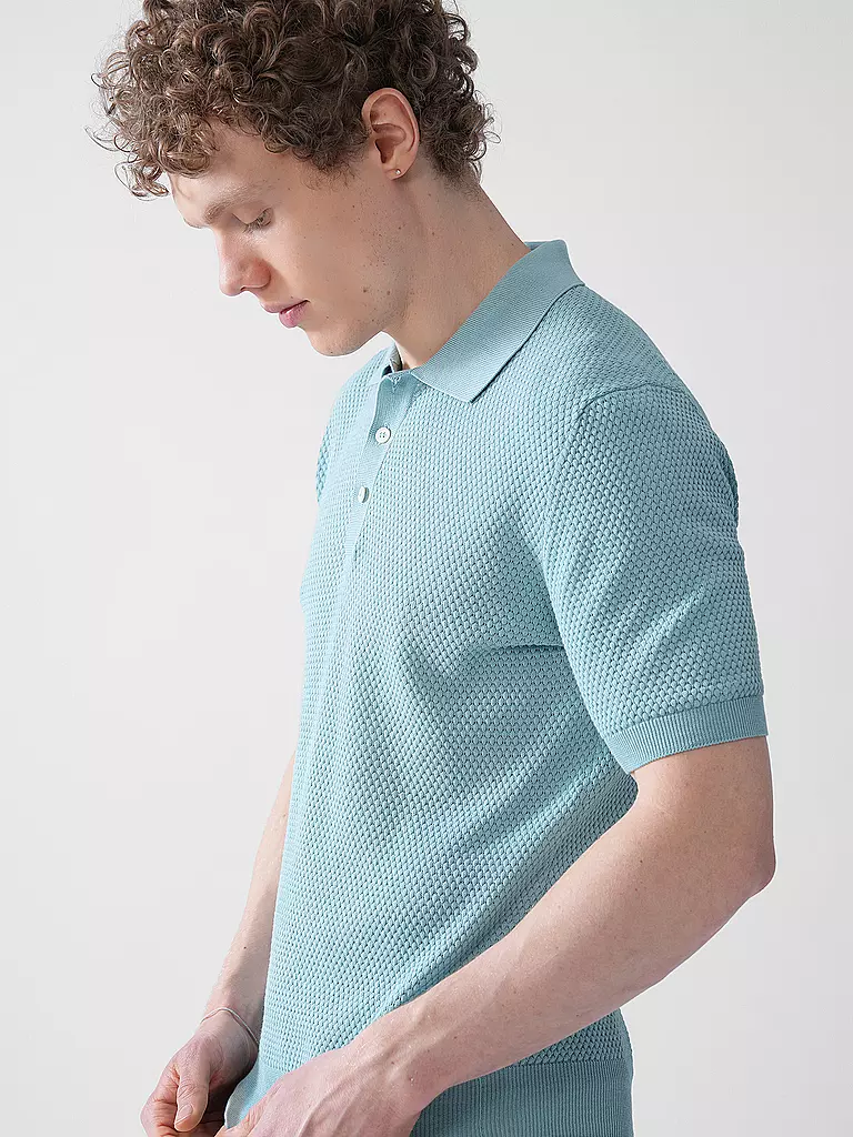 GRAN SASSO | Poloshirt | hellblau