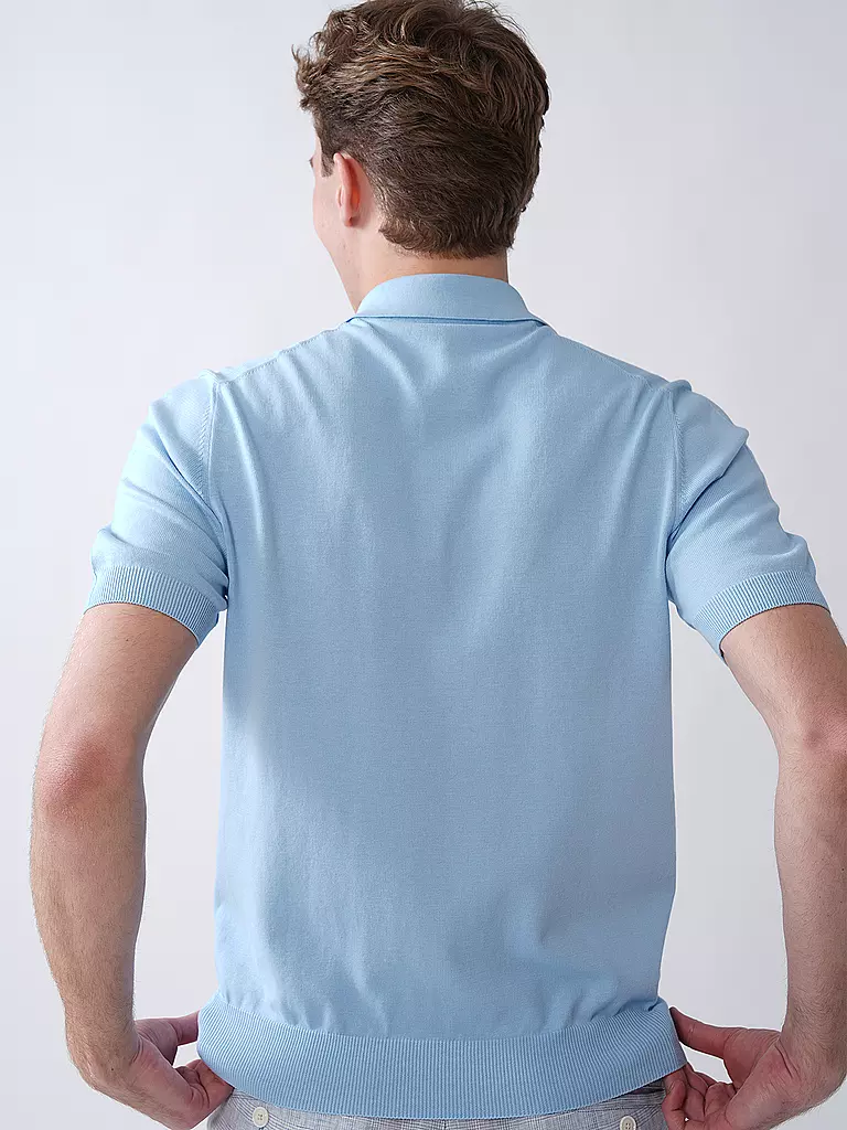 GRAN SASSO | Poloshirt | hellblau