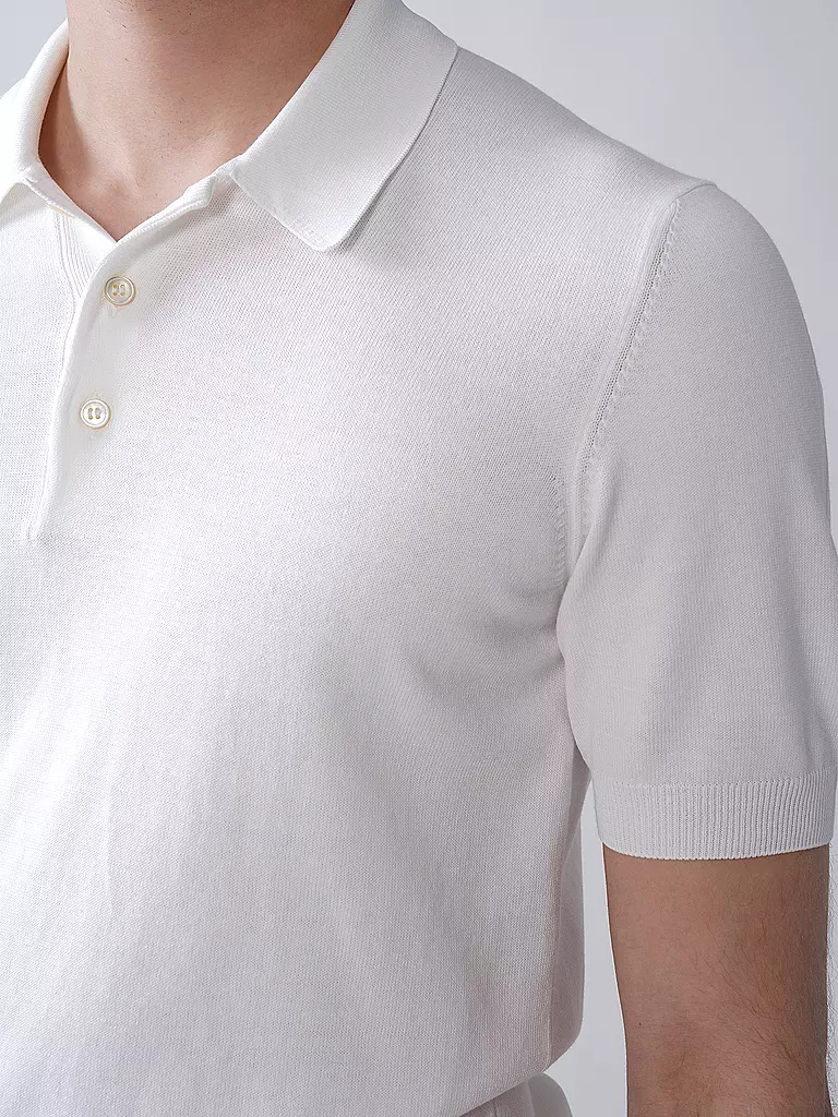GRAN SASSO | Poloshirt | weiss