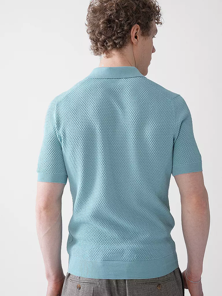 GRAN SASSO | Poloshirt | hellblau