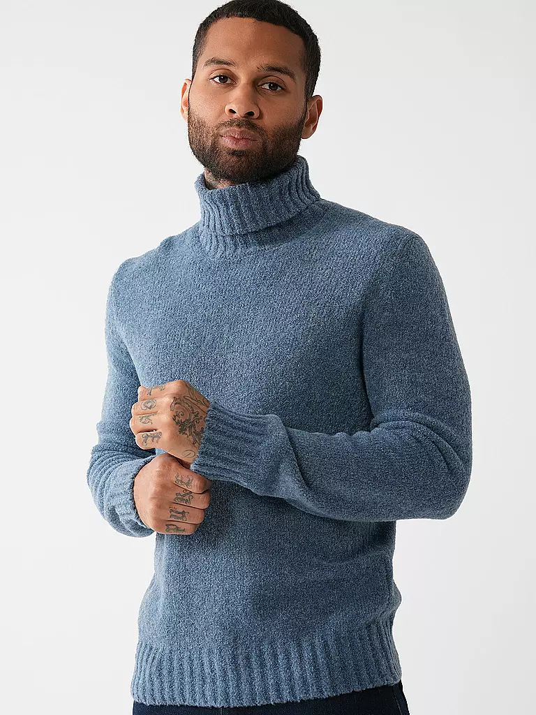 GRAN SASSO | Rollkragenpullover | hellblau