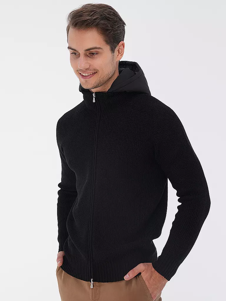 GRAN SASSO | Strickjacke | Noir