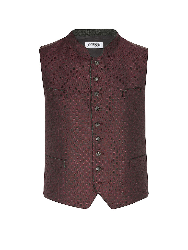 Gilet traditionnel VOITL 2 rouge foncé 98