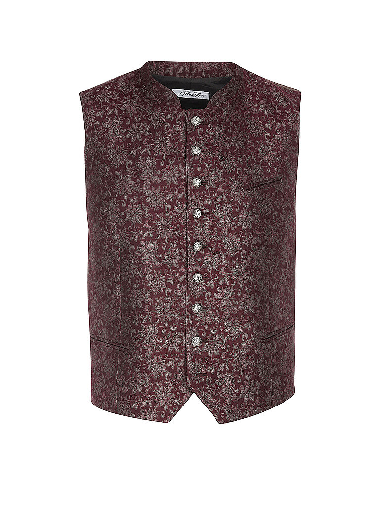 Gilet traditionnel AURACH rouge foncé 56