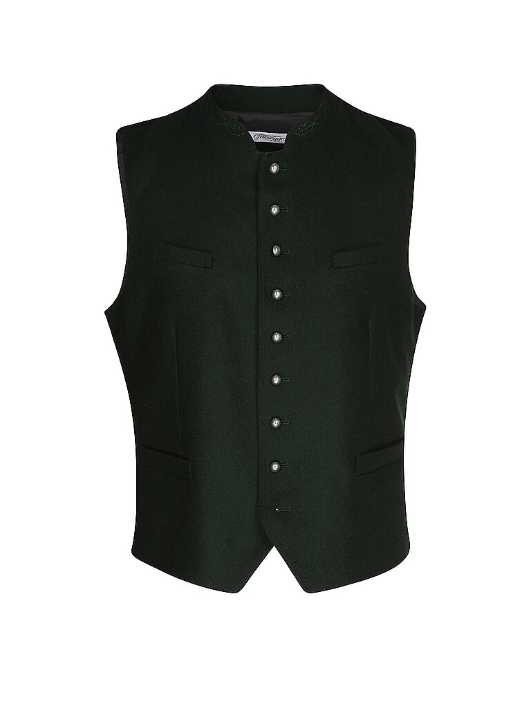 GRASEGGER Gilet traditionnel VOITL 5 vert foncé | 58