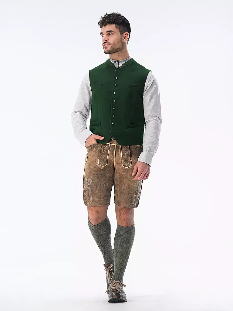GRASEGGER | Gilet traditionnel FERTL | Vert