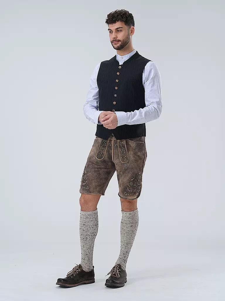 GRASEGGER | Gilet traditionnel VITTORIO | Gris