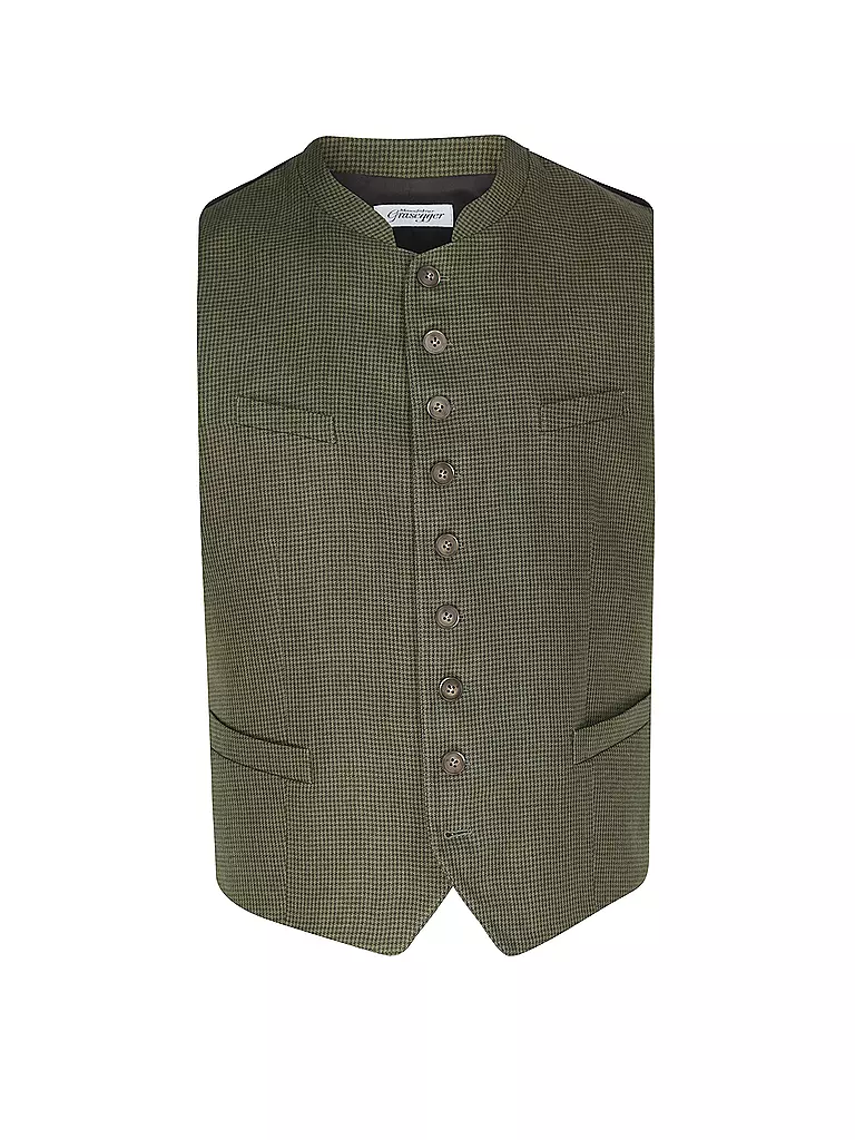 GRASEGGER | Gilet traditionnel VOITL 5 | Olive