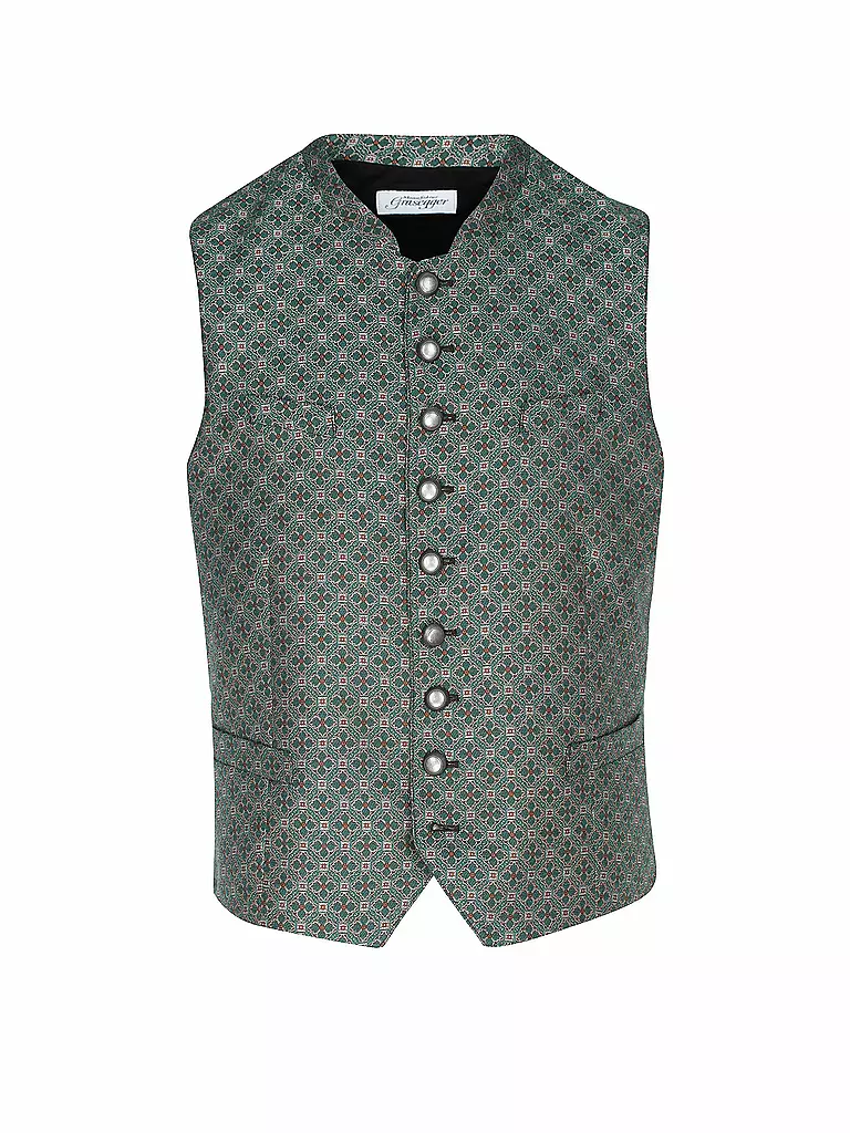 GRASEGGER | Gilet traditionnel XENO 5 | Vert foncé