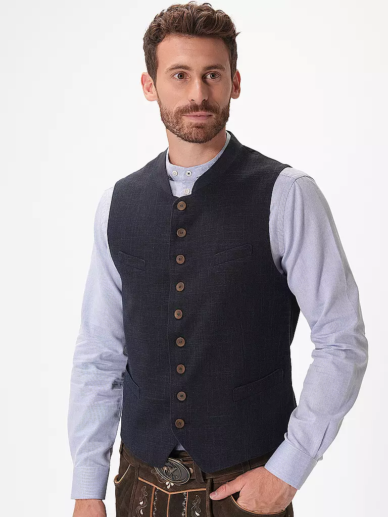GRASEGGER | Gilet traditionnel XENO N | Bleu