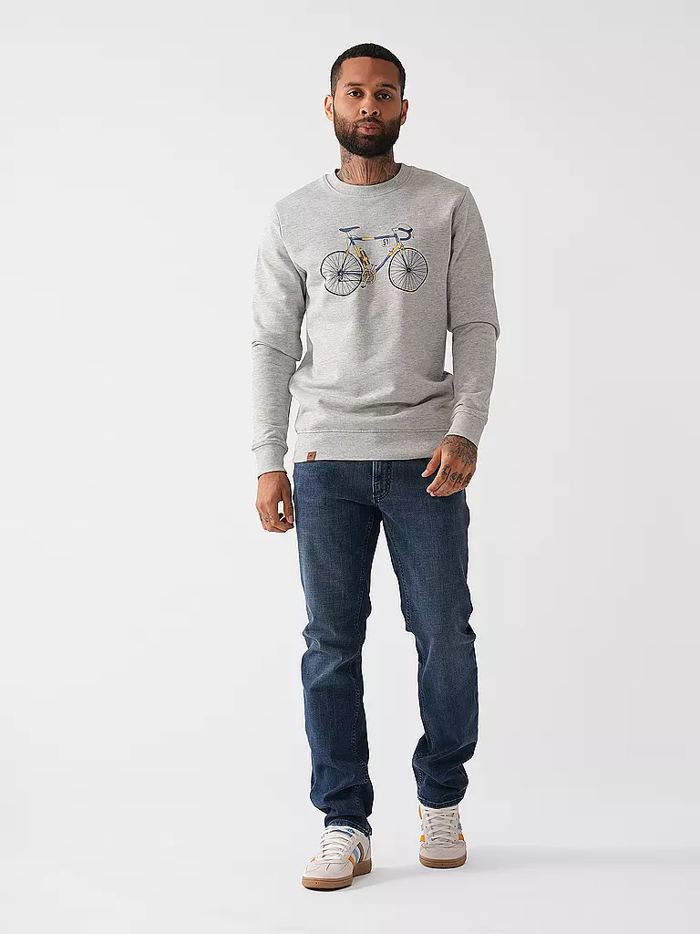 GREENBOMB | Sweat WILD BIKE KNUT | grau