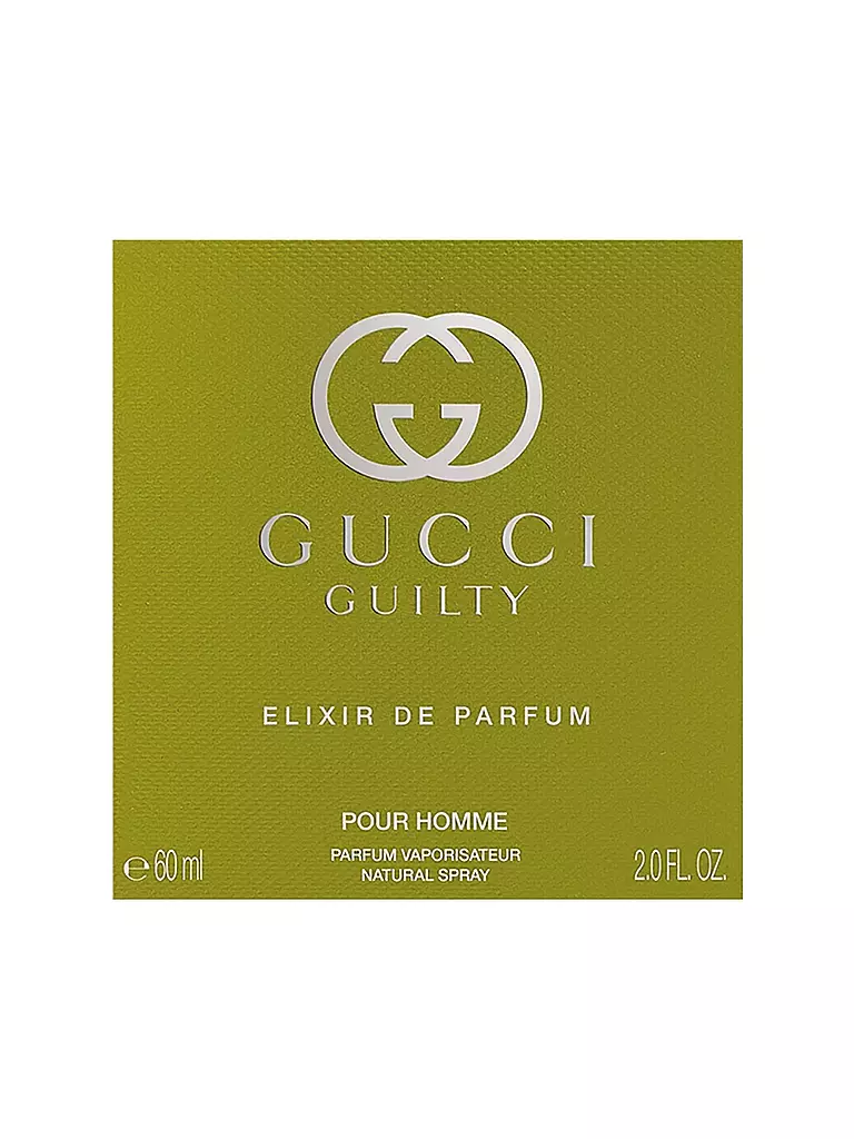GUCCI | Guilty Pour Homme Elixir de Parfum 60 ml | Aucune couleur