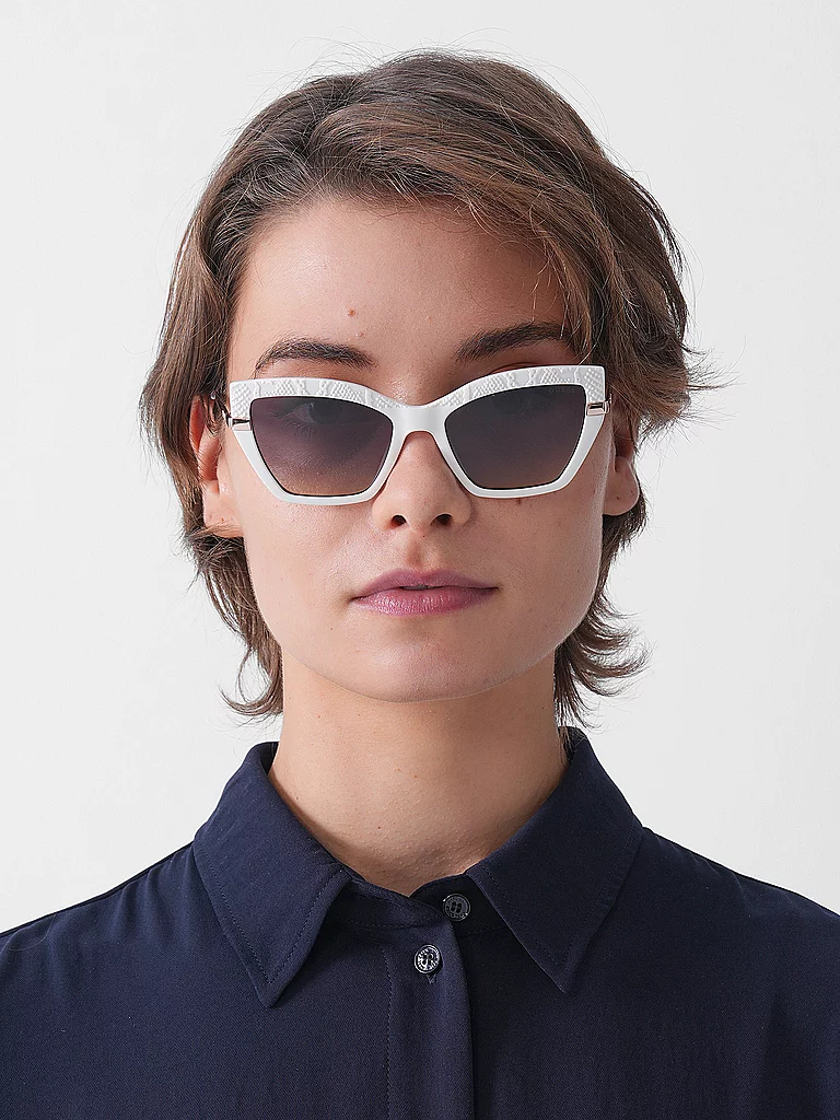 GUESS Lunettes de soleil GU00216/53 blanc