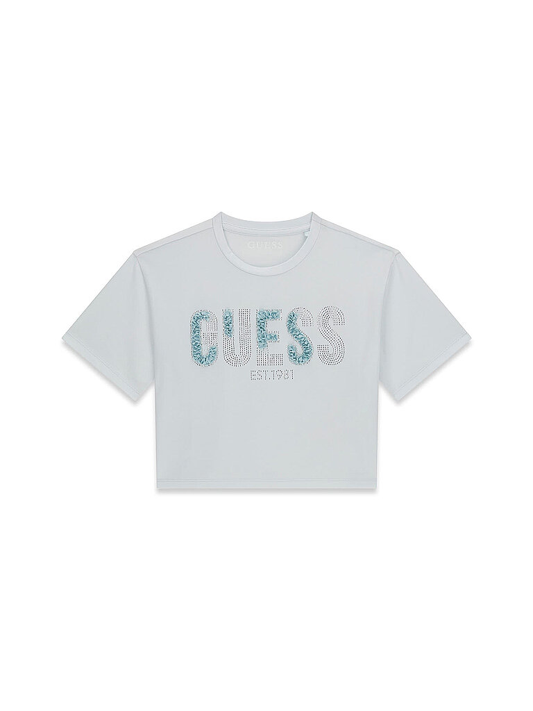 GUESS T-shirt fille bleu clair | 140