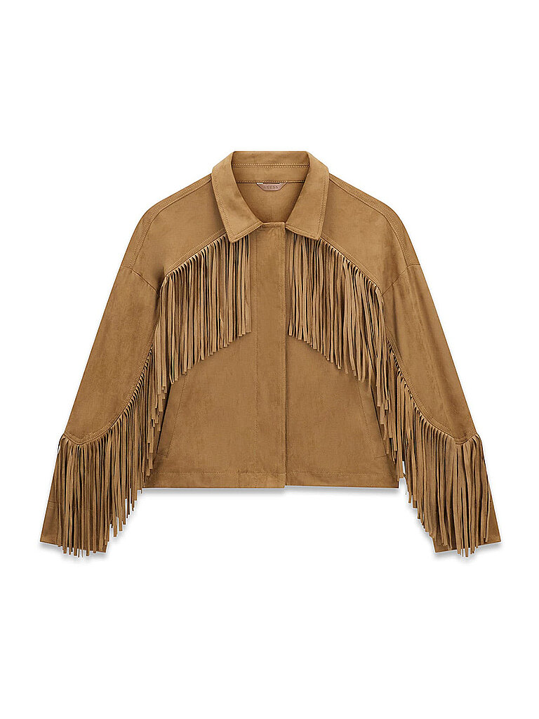 Veste aspect cuir IBBY camel XS/S