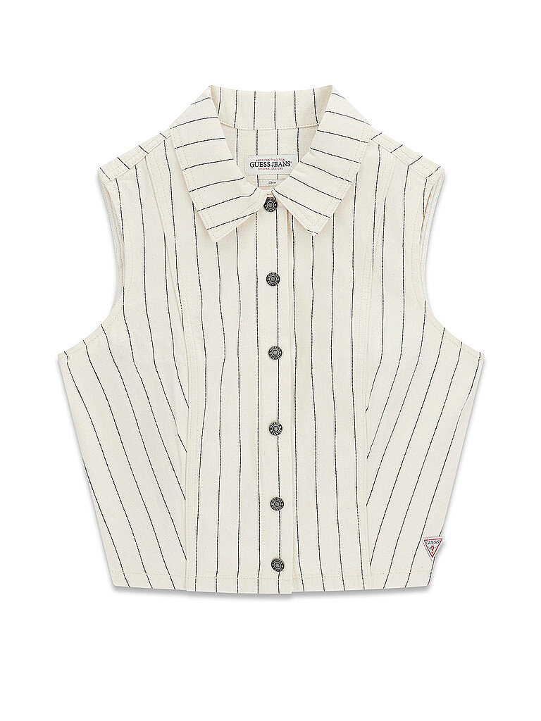 Guess Blouse en jean crème XL