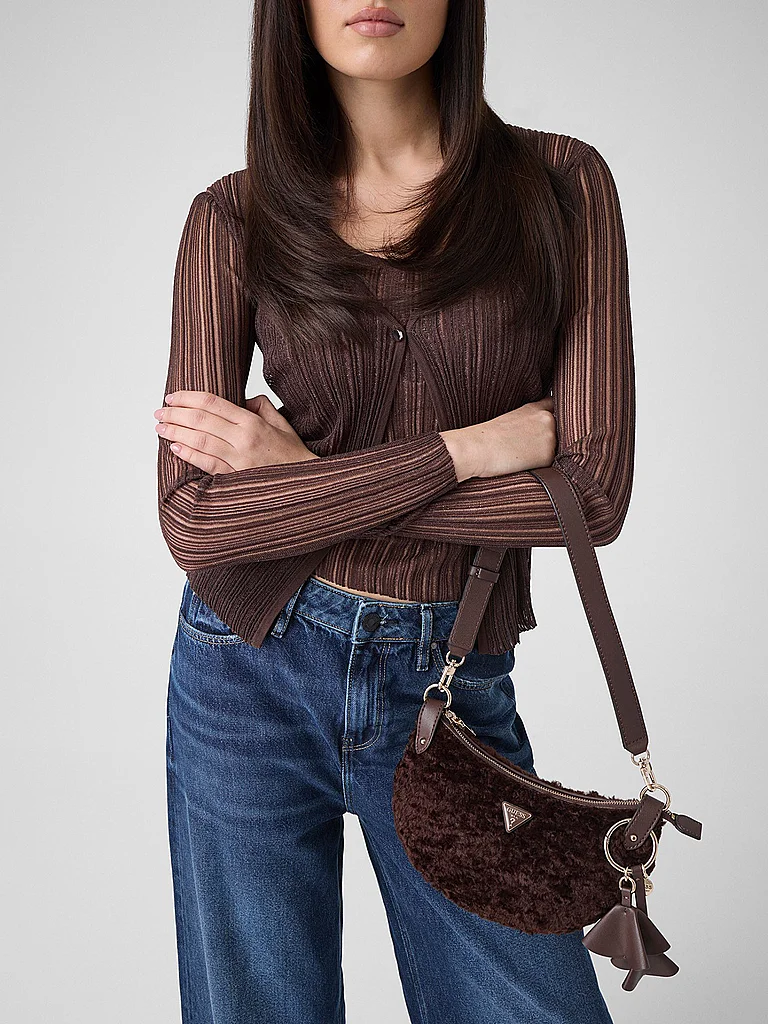 GUESS Sac Sac à bandoulière KATIE crème - vue 5