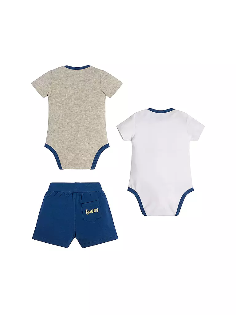 GUESS | Baby Set Bodys und Hose 3 teilig | Bleu