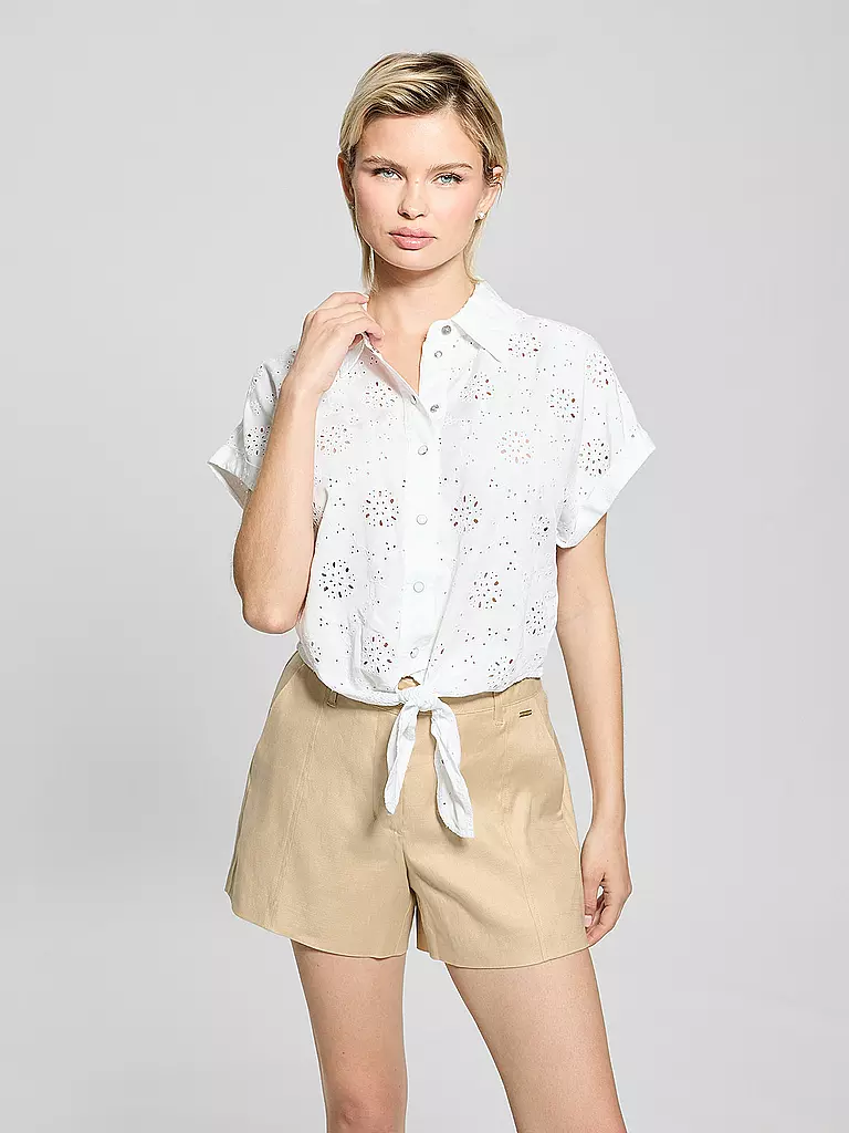 GUESS | Bluse  | Blanc