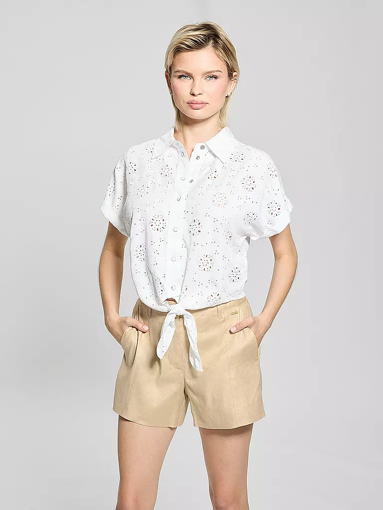 GUESS | Bluse  | Blanc