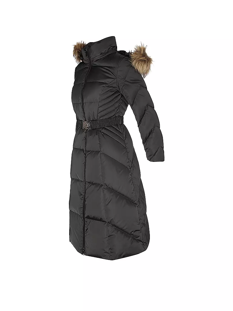 GUESS | Daunensteppmantel  | Noir