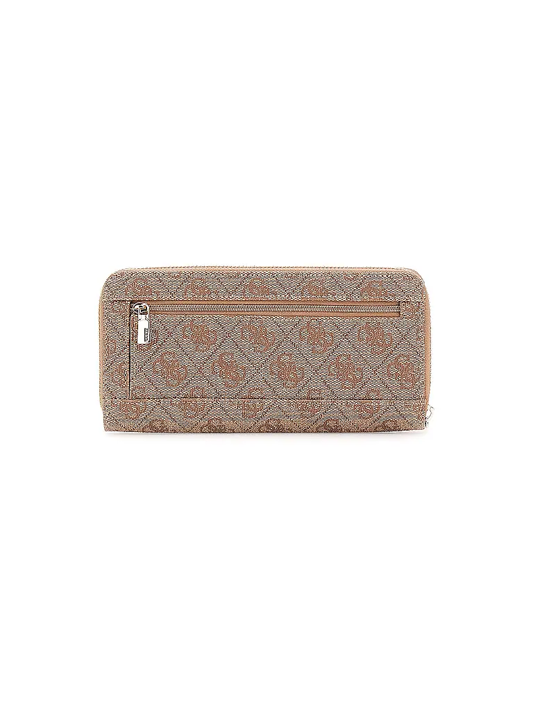 GUESS | Geldbörse BRENTON Large | beige