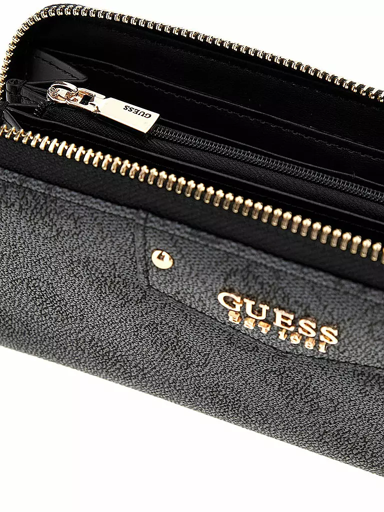 GUESS | Geldbörse ECO BRENTON Large | Noir