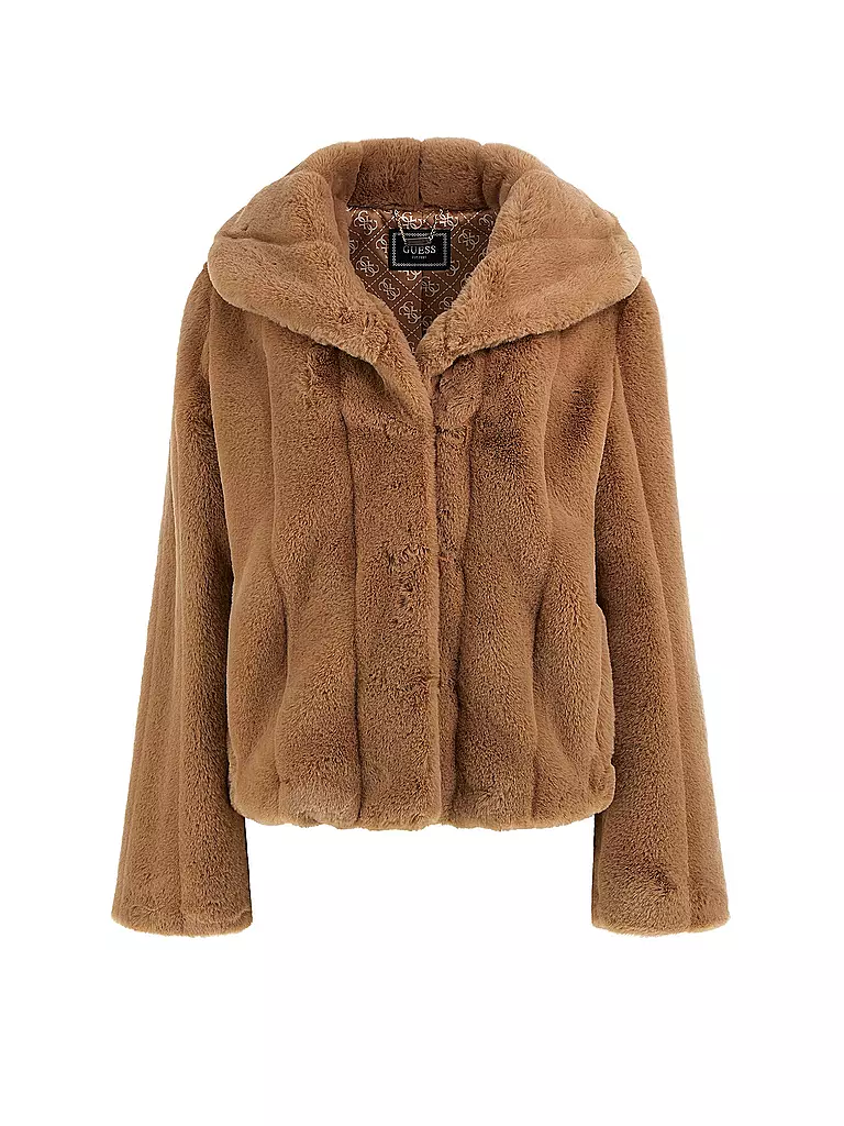 GUESS | Jacke in Felloptik SOPHY | Marron