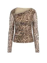 GUESS | Langarmshirt BERNARDETTE | Marron