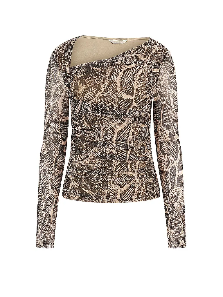 GUESS | Langarmshirt BERNARDETTE | Marron