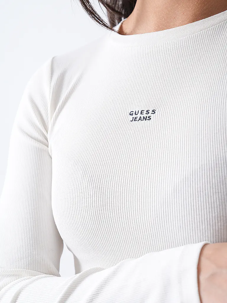 GUESS | Langarmshirt | creme