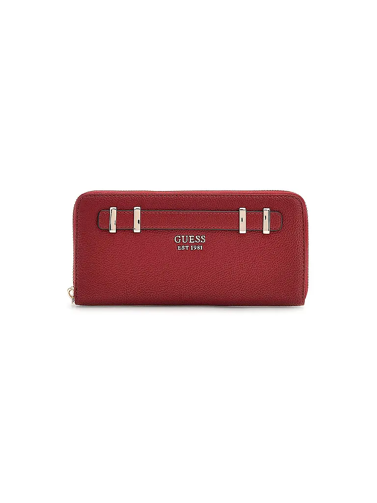 GUESS | Portefeuille GREGORIA Large | Rouge foncé