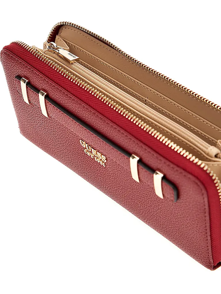 GUESS | Portefeuille GREGORIA Large | Rouge foncé