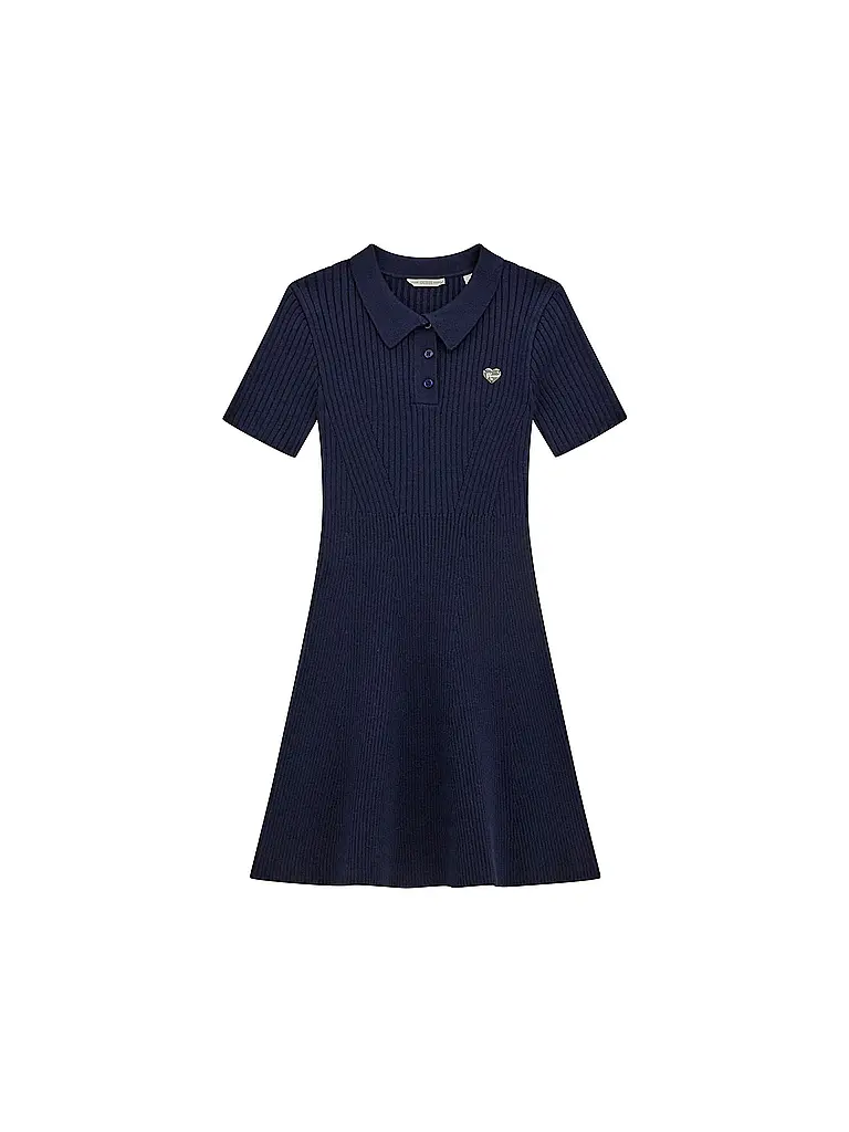 GUESS | Robe pour fille
Marque: GUESS
Couleur: bleu foncé
Catégories: Mode, Enfants, Filles

Matériel: Tricot, Viscose, Stretch
Forme du col: Col polo
Motif: Uni
Style: Young Fashion, Glamour
Détails: Logo | Bleu foncé
