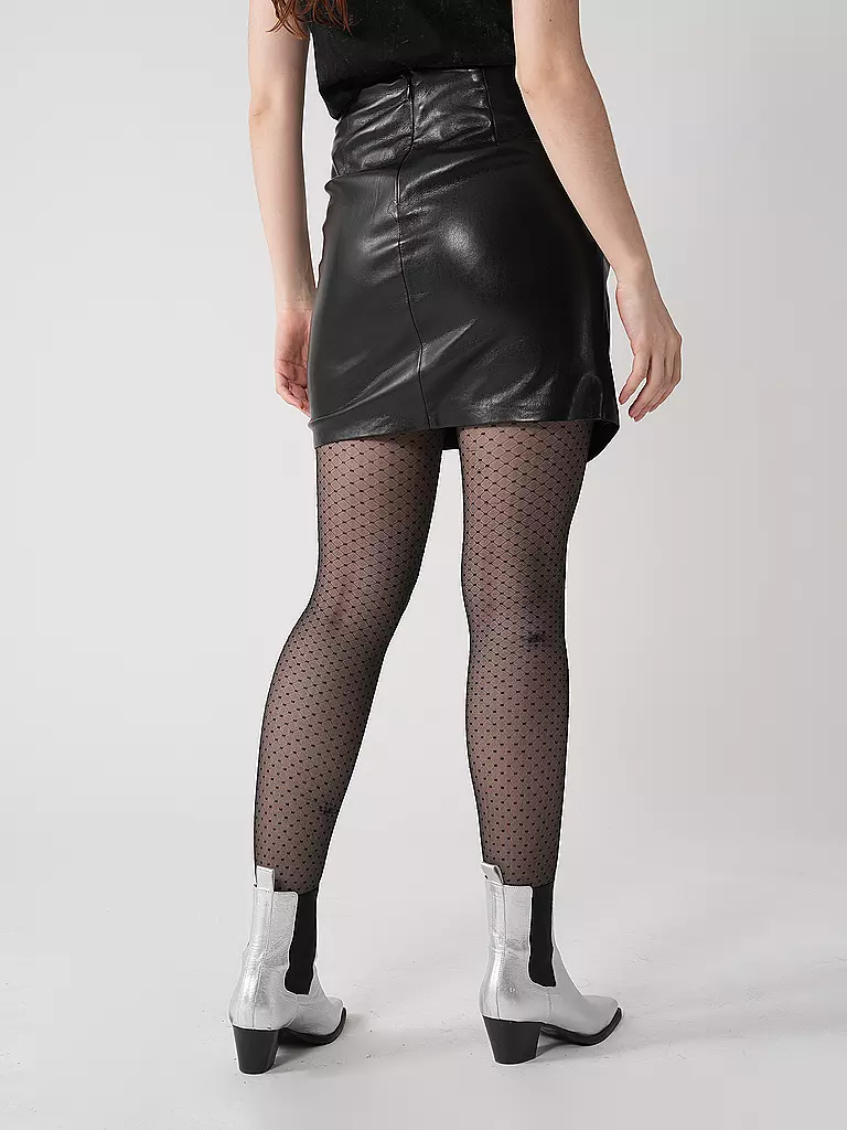 GUESS | Rock in Lederoptik | Noir