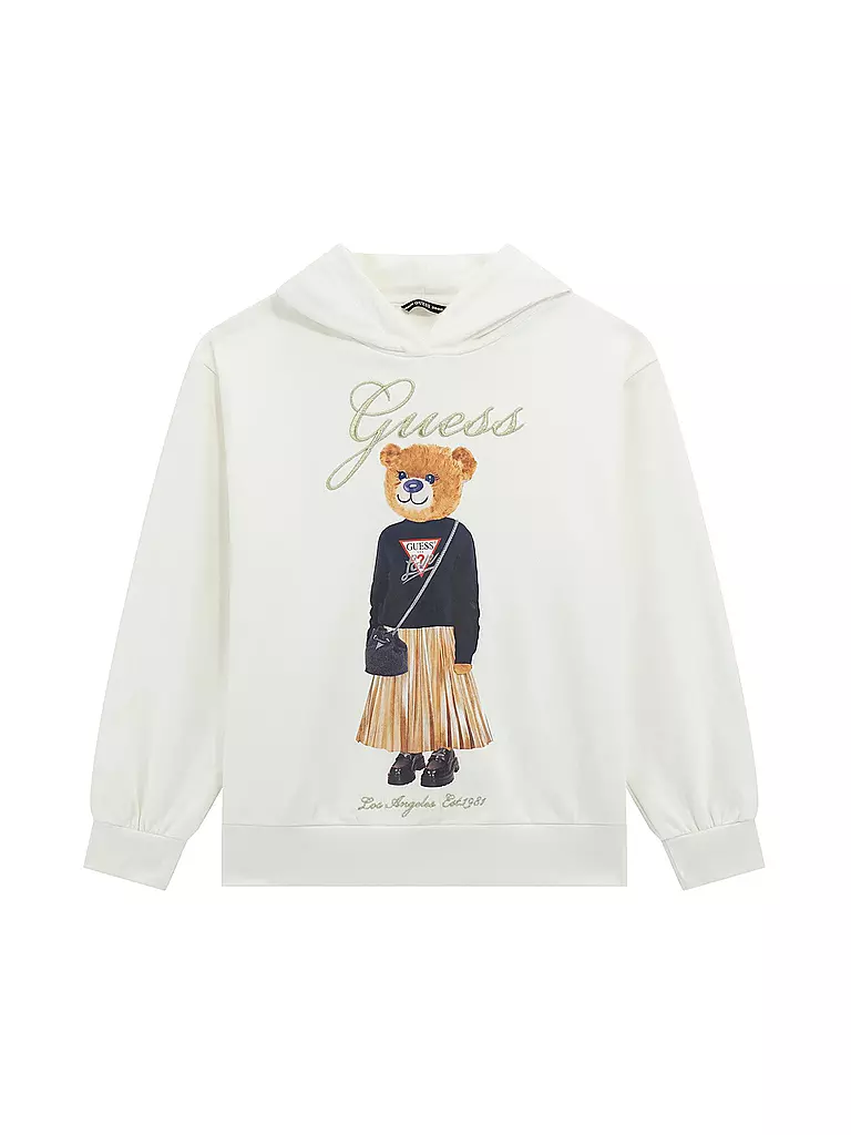 GUESS | Sweat à capuche pour fille - Hoodie | creme