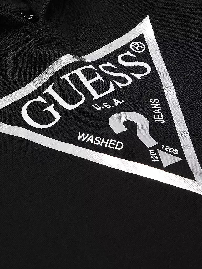GUESS | Sweat à capuche pour fille - Hoodie | schwarz