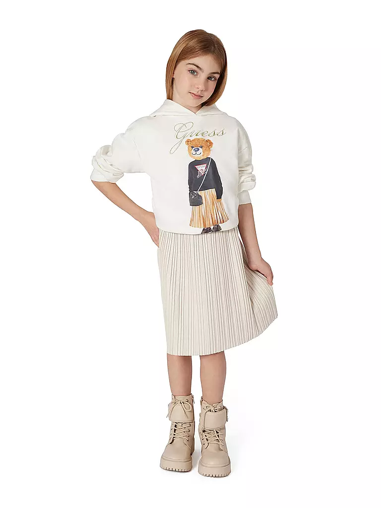 GUESS | Sweat à capuche pour fille - Hoodie | creme