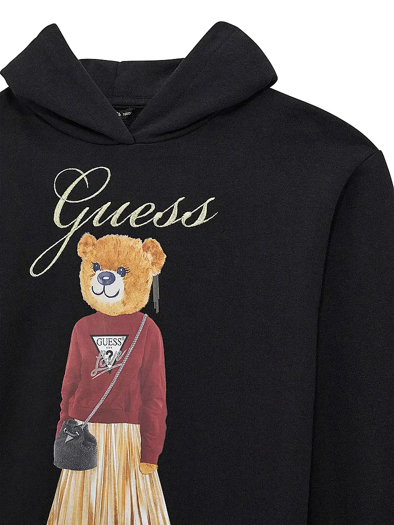GUESS | Sweat à capuche pour fille - Hoodie | schwarz