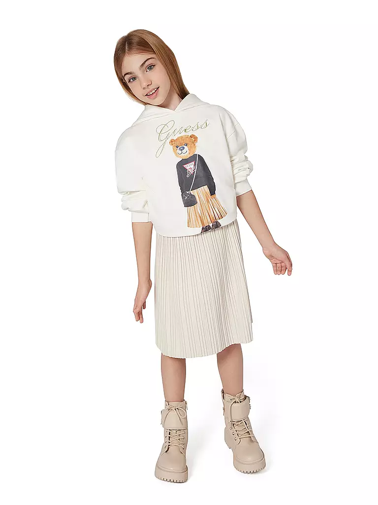 GUESS | Sweat à capuche pour fille - Hoodie | creme