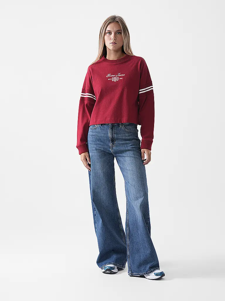 GUESS | Sweat-shirt | dunkelrot