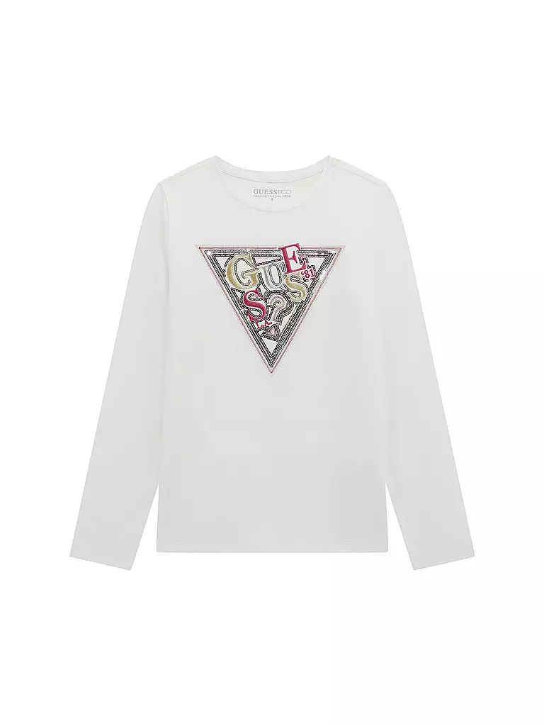 GUESS | T-shirt à manches longues pour fille | weiss