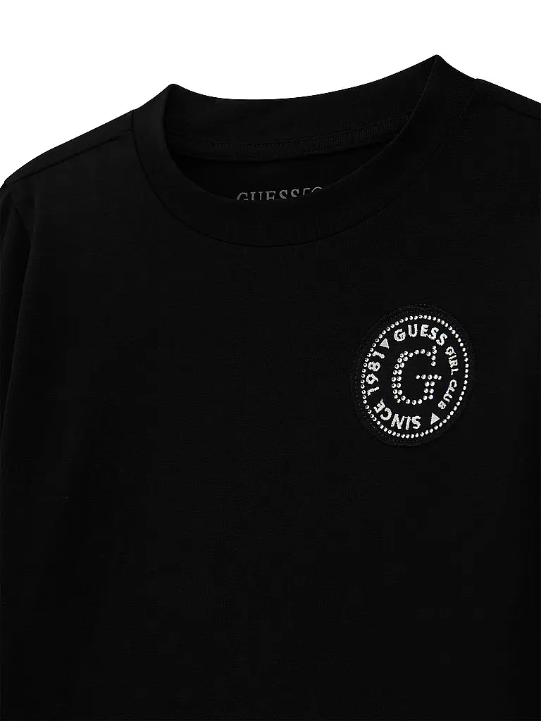 GUESS | T-shirt à manches longues pour fille | schwarz