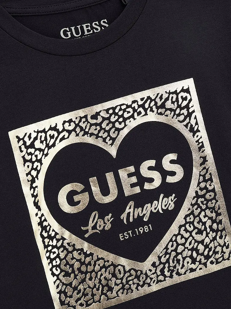 GUESS | T-shirt à manches longues pour fille | schwarz