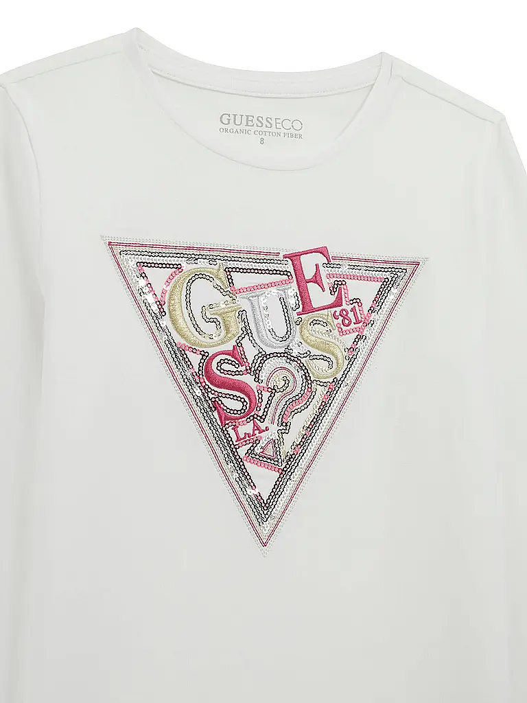 GUESS | T-shirt à manches longues pour fille | weiss