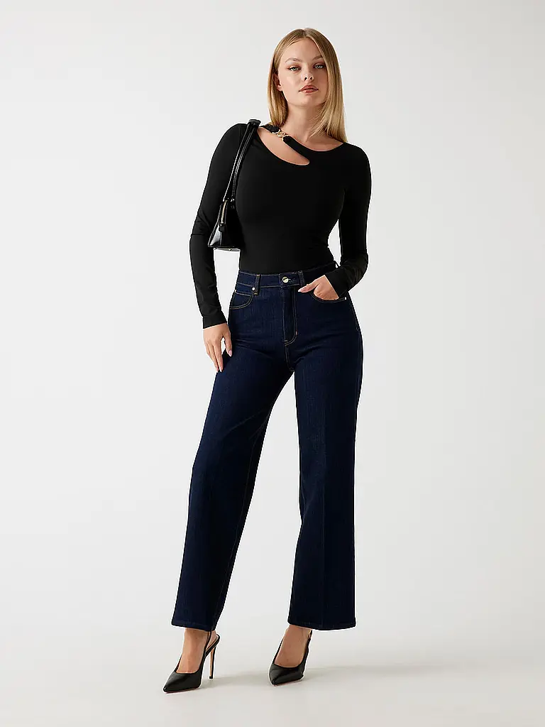 GUESS | T-shirt à manches longues | schwarz