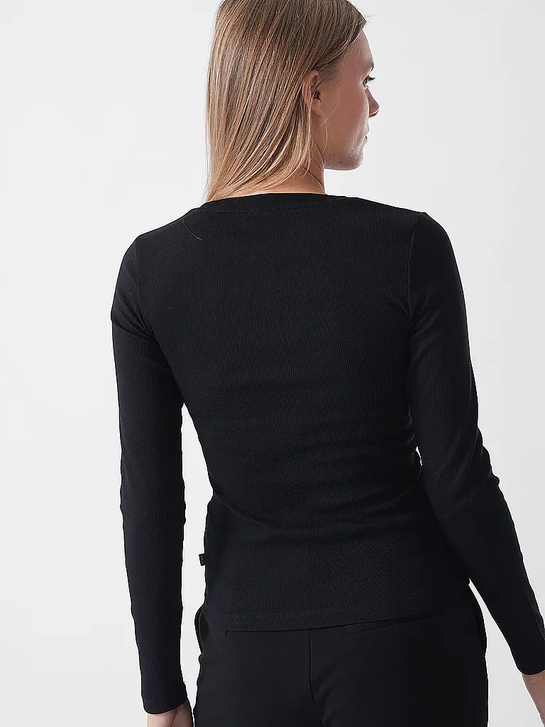 GUESS | T-shirt à manches longues | schwarz