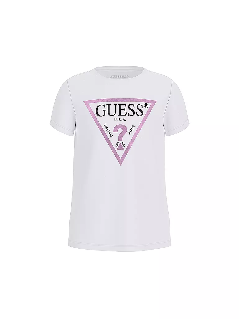 GUESS | T-shirt pour fille | weiss