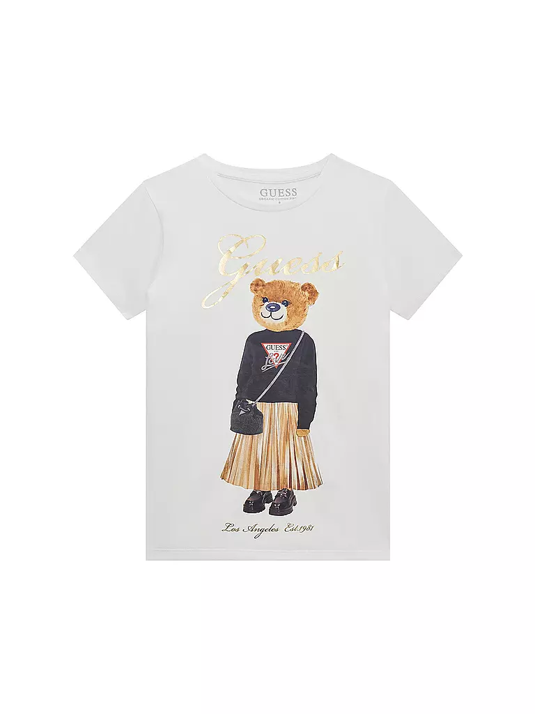 GUESS | T-shirt pour fille | weiss